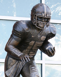 Tim Tebow bronze installation at University of Florida